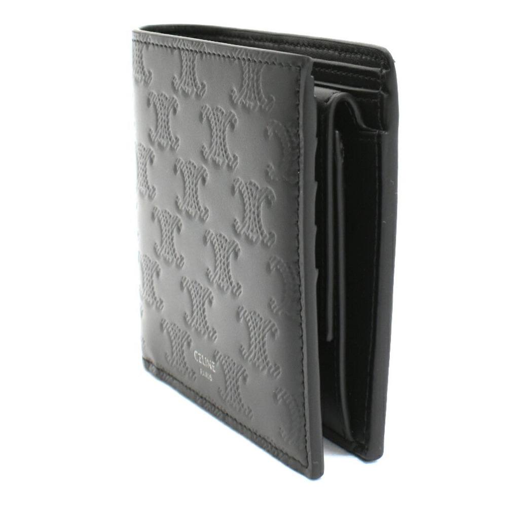 Celine Wallet Bifold Triomphe Leather
